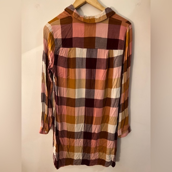 Old Navy Plaid Button-Up Shirt Dress S - Picture 5 of 9